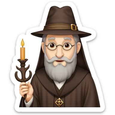 Make me a rabbi jew witch has the kipa and the little curls coming out of the kipa on the sides wearing a costume and having a really big nose sticker