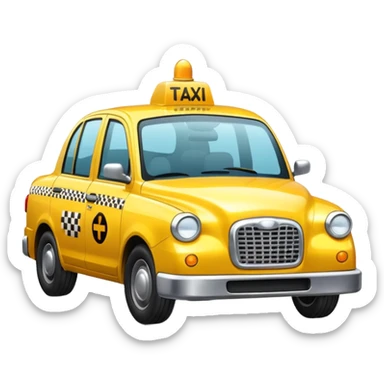 taxi cab sticker