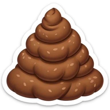 make a poop  sticker