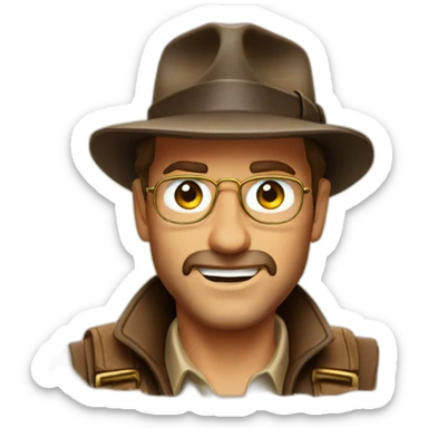 Indiana Jones sticker