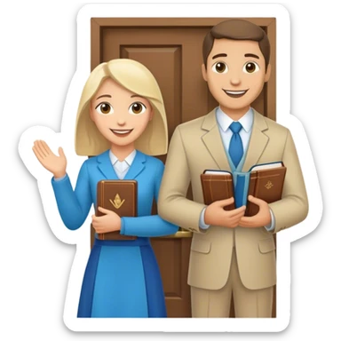 Jehovah’s witnesses door to door sticker