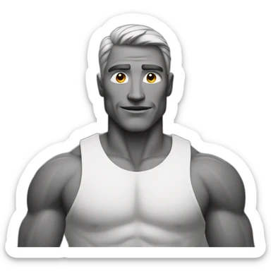 man-muscular sticker