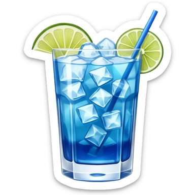 Blue giant Cocktail sticker