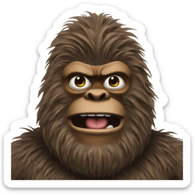 Sassy the Sasquatch sticker