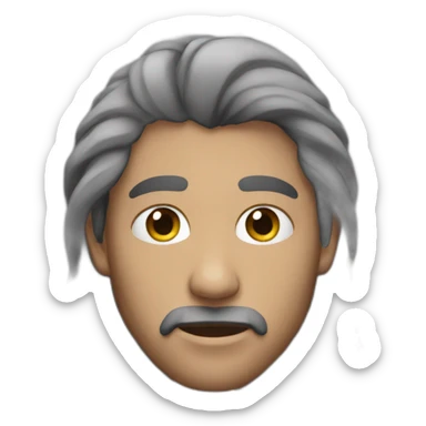 Long hair like pnl sticker