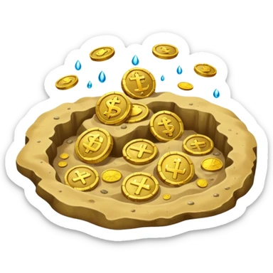 sunken treasure sticker