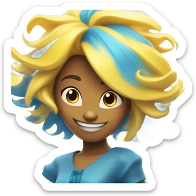 character of inside-out, joy sticker
