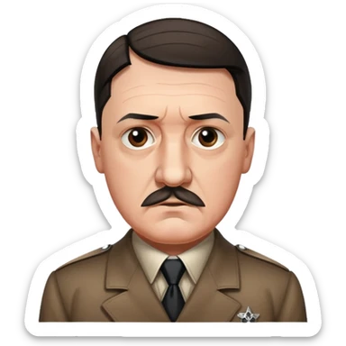 adolf hitler swastika sticker