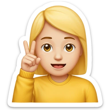 Emoji jaune qui fait des doigts d’honneur sticker