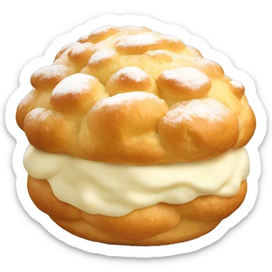 Cream puffs sticker