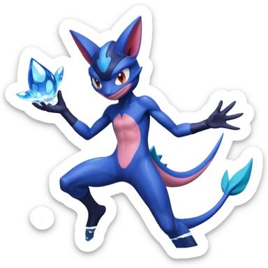 Inteleon-Greninja-fusion sticker