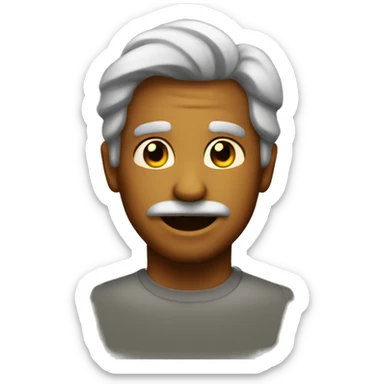 a glowy emoji about holines sticker