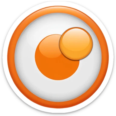 Make a flag in which fully white and in centre a circle of color orange sticker