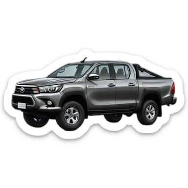 Pickup Toyota hilux sticker