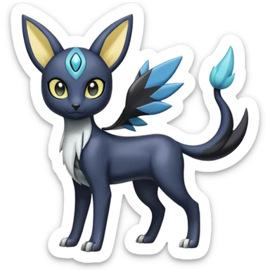 Meloetta-Umbreon-Absol-Zekrom-Gatomon-Pteromon-hybrid sticker