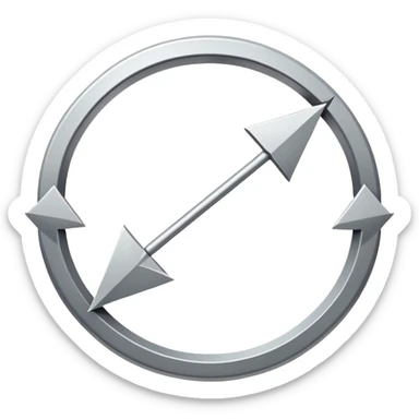 two arrows forming a circular loop pointing in an anticlockwise direction, refresh symbol sticker