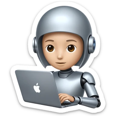 Create for me an image or emoji when an AI comes & changes the world of search engines. sticker