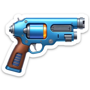 Star-Lord's quad blaster gun glowing sticker