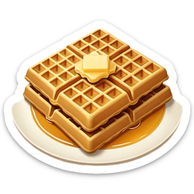 Waffles sticker