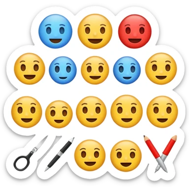 non mais je peux que toutes les lettres apparaissent sur l'emoji en mode "MASTERCLASS"  sticker