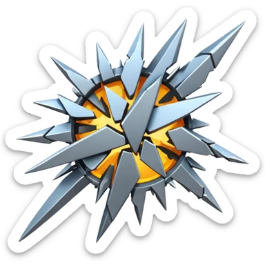 Exploded Debris sticker