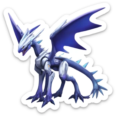  Cool Cute Edgy Futuristic Godly Ethereal Digimon-Genesect-Dialga-Reptile full body sticker