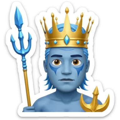 atlantis man OF THE SEA sticker