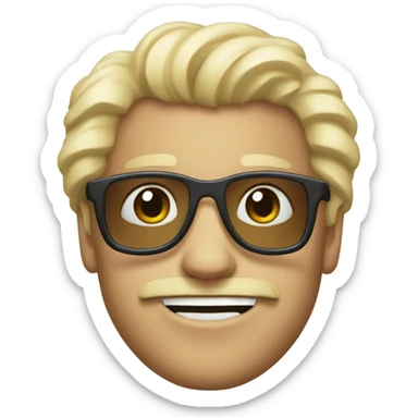 Retro 80s style  sticker