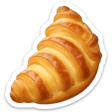 nibbling croissant sticker