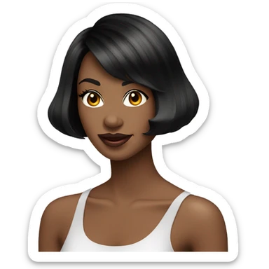 Chicago all that jazz dancer black bob haircut caucasian  sticker