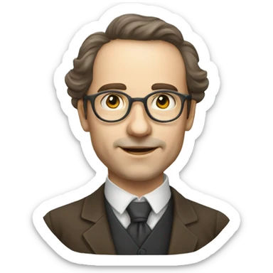 swiss mathematician Gabriel Cramer sticker