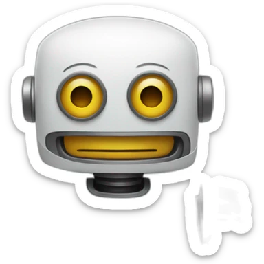 Racism robot sticker