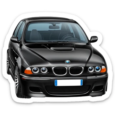 BMW M5 E39 Color Black sticker