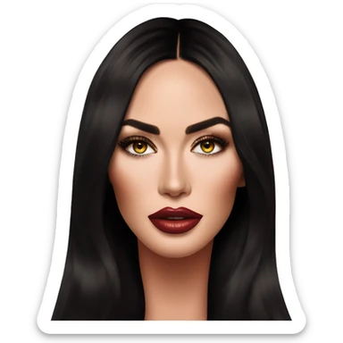 Megan Fox is making her makeup sticker