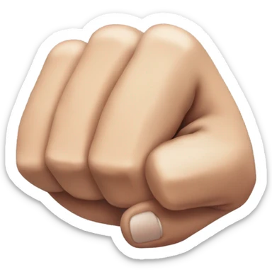 Knuckles spikes on fists sticker