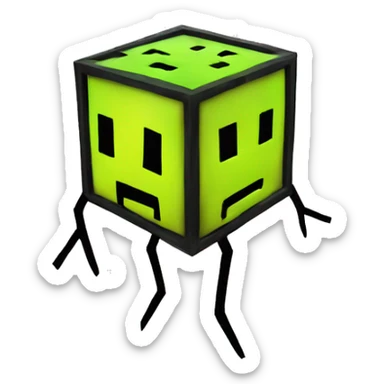 geometry dash cube 79 sticker