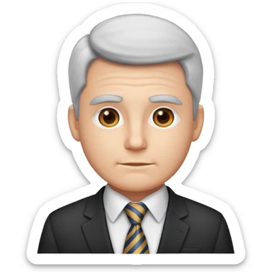 AN UNCLE with a tie in business clothes
 sticker