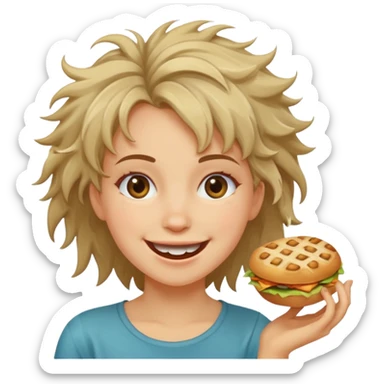 Winy hungry girl sticker