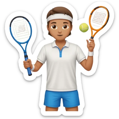tennis player sticker