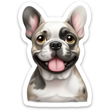 Merle Frenchie sticker