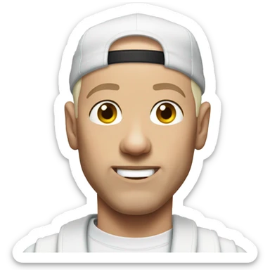 52 year old Eminem  sticker