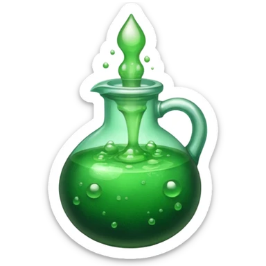 Juice plus ketchup plus lemon equals super potion sticker