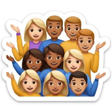 Audience large sticker