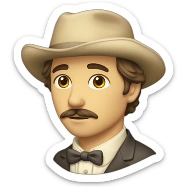 Belle-époque-guy-sad sticker