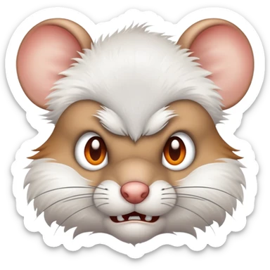 Jerry mouse mad sticker
