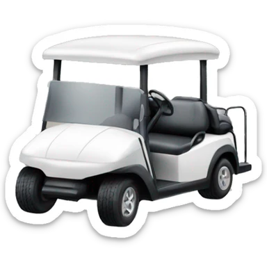 Speeding golf cart sticker
