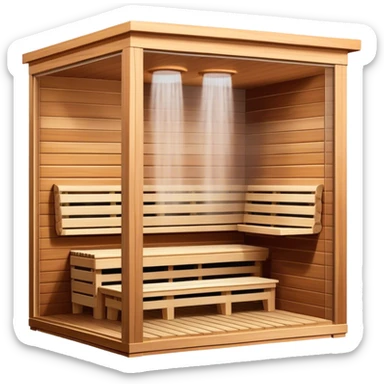 sauna bath steam steaming sticker