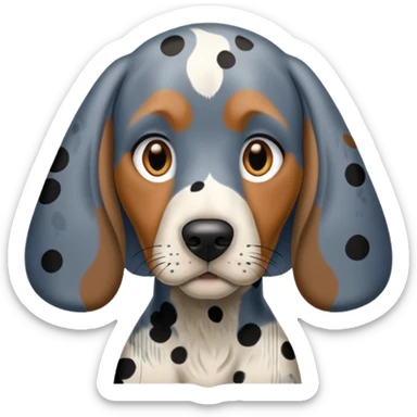 blue tick coonhound sticker