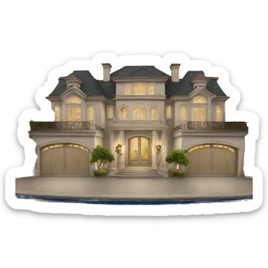 luxury house sticker
