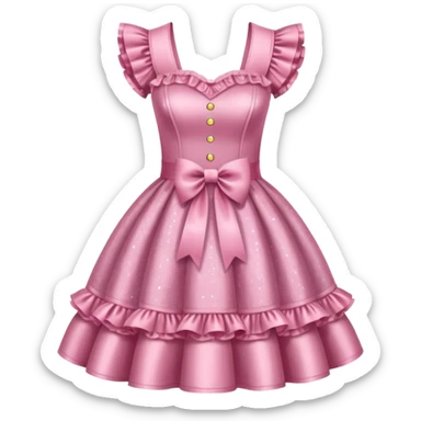 Lolita dress,glitter and sparkly sticker